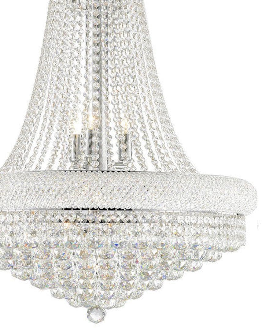 Royal Empress Basket Chandelier - Chrome - W:70cm