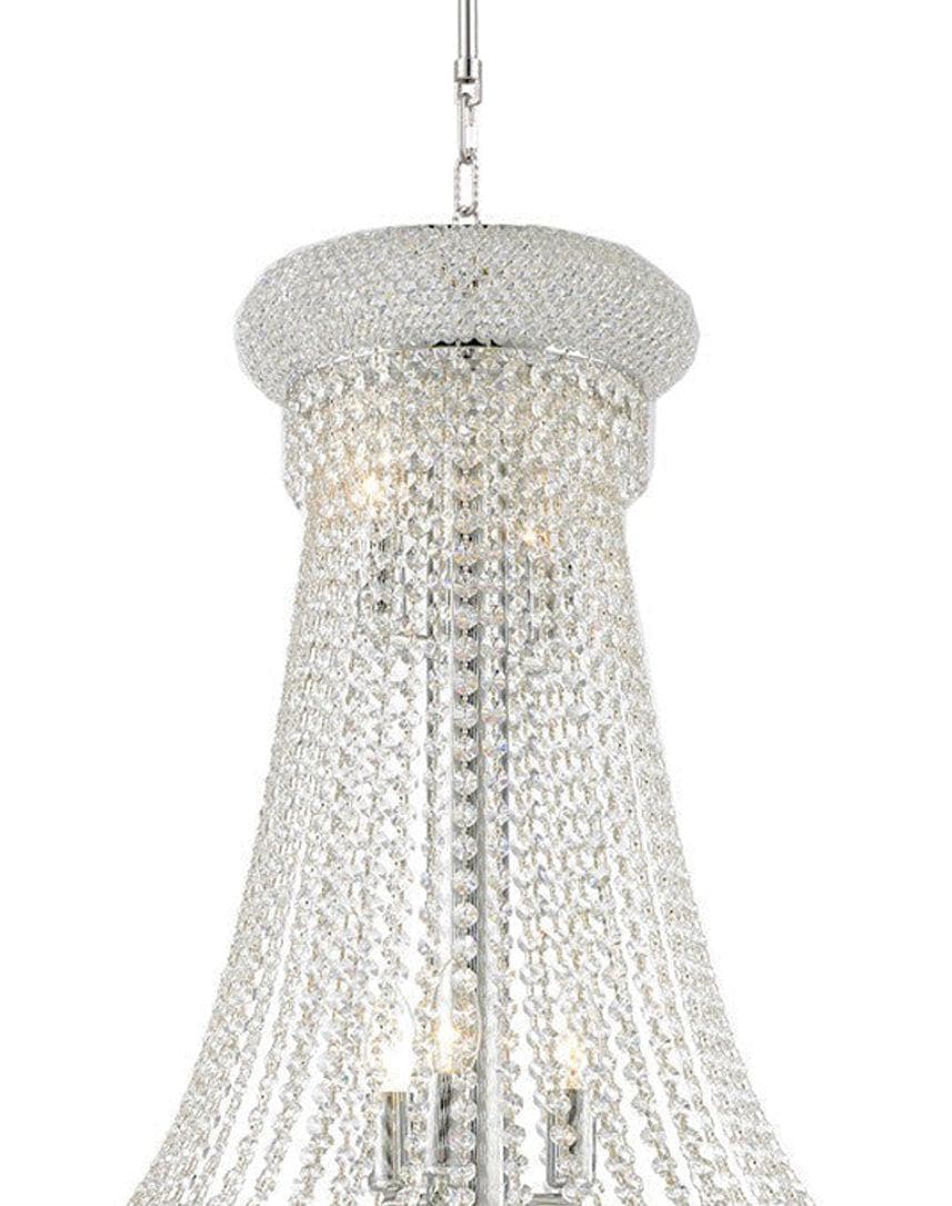 Royal Empress Basket Chandelier - Chrome - W:70cm