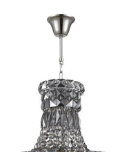 Load image into Gallery viewer, Empress Crystal Basket Chandelier - SMOKE - 5 Light
