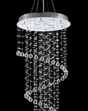 Load image into Gallery viewer, Contemporary Spiral LED Chandelier - W:60cm H:180cm
