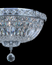 Load image into Gallery viewer, Empress Flush Mount Basket Chandelier - CHROME - W:35cm
