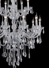 Load image into Gallery viewer, Bohemian Elegance 15 Light Crystal Chandelier- CHROME
