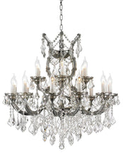 Load image into Gallery viewer, Maria Theresa Crystal Chandelier Grande 19 Light - SMOKE
