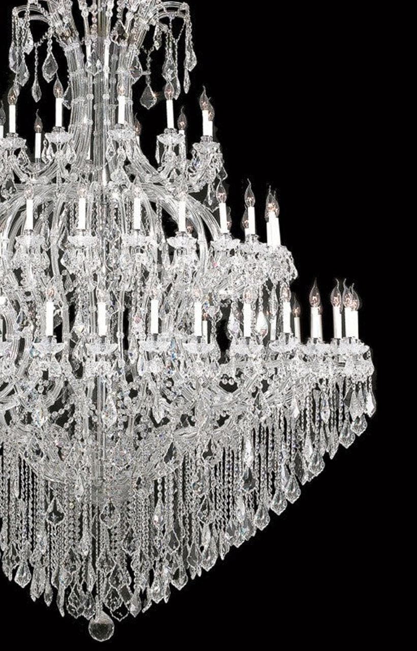 Maria Theresa Crystal Chandelier Royal 72 Light - CHROME - Designer Chandelier Australia