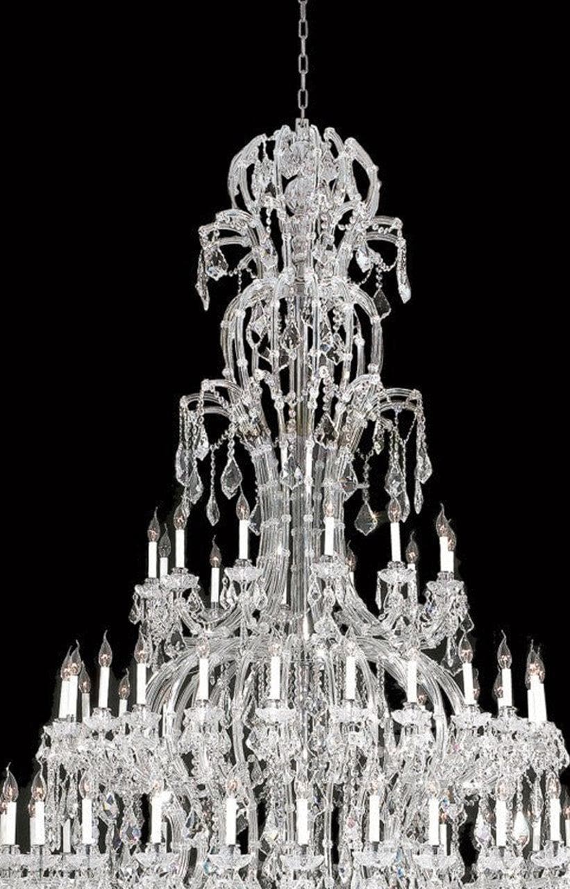 Maria Theresa Crystal Chandelier Royal 72 Light - CHROME - Designer Chandelier Australia