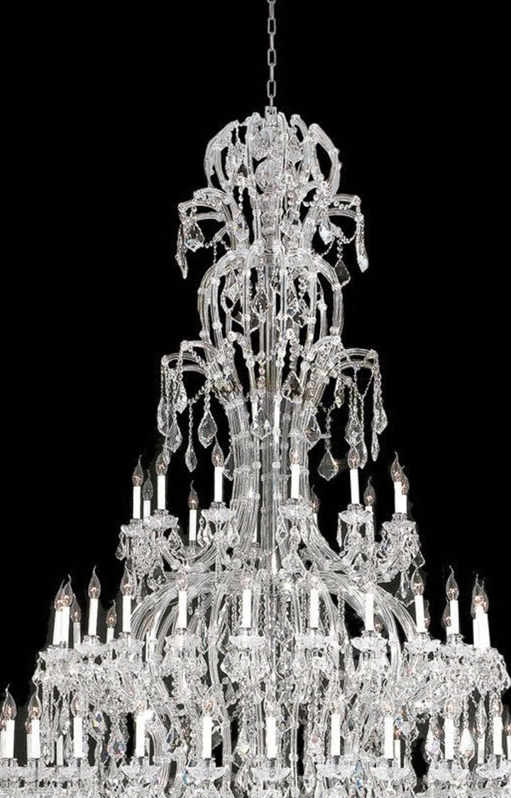 Maria Theresa Crystal Chandelier Royal 72 Light - CHROME - Designer Chandelier Australia