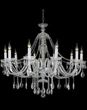 Load image into Gallery viewer, Bohemian Brilliance 10 Arm Crystal Chandelier - Chrome
