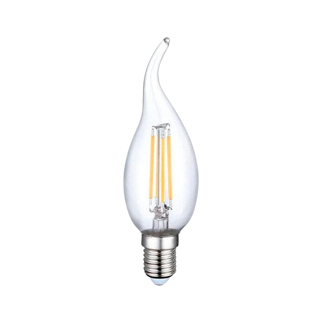 Warm White (3000K) LED – Flicker-Free 4 Watt Dimmable E14 Candle Bulb (New)