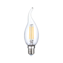Load image into Gallery viewer, Natural White (4000k) LED - FLICKER FREE 4 Watt Candle Bulb E14 Socket - Dimmable Fancy Tip -
