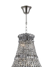 Load image into Gallery viewer, Empress Crystal Basket Chandelier - Chrome - Smoke Crystal 15 Light
