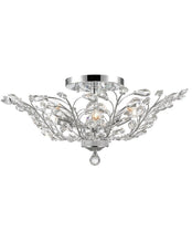Load image into Gallery viewer, Willow Contemporary Leaf Flush Mount Chandelier- W:70cm H:30cm
