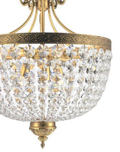 Load image into Gallery viewer, Florence Basket Chandelier - Solid Brass Finish- W:50cm H:65cm
