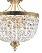 Load image into Gallery viewer, Florence Basket Chandelier -  Solid Brass Finish- W:50cm H:65cm
