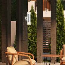 Load image into Gallery viewer, Caspian Outdoor Collection- Frosted Glass - Wall Sconce- Stainless Steel
