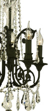 Load image into Gallery viewer, French Provincial Iron Chandelier- 5 Arm Wrought Iron Finish
