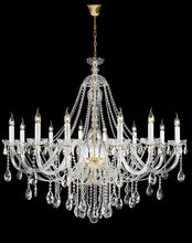 Load image into Gallery viewer, Bohemian Brilliance LARGE 12 Arm Single Tier Chandelier - GOLD
