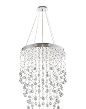 Load image into Gallery viewer, Round Cluster LED Crystal Chandelier -SMOKE - Width:70cm Height:150cm
