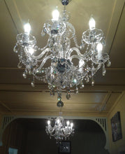 Load image into Gallery viewer, Bohemian Brilliance 7 Arm Crystal Chandelier- CHROME
