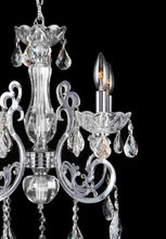 Load image into Gallery viewer, Elise 4 Arm Contemporary Chandelier - CHROME
