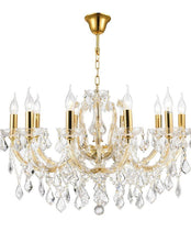 Load image into Gallery viewer, Maria Theresa Crystal Chandelier Grande 10 Light - GOLD
