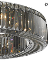 Load image into Gallery viewer, NewYork - Halo Ring - Smoke - W:80cm - Designer Chandelier 
