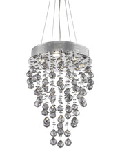 Load image into Gallery viewer, Round Cluster LED Crystal Chandelier - SMOKE - Width:40cm Height:60cm
