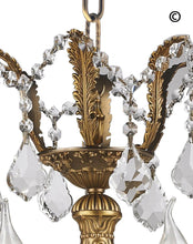 Load image into Gallery viewer, AMERICANA 12 Light Crystal Chandelier - Brass Finish - Designer Chandelier 
