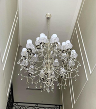 Load image into Gallery viewer, ARIA - Hampton 24 Arm Chandelier - Silver Plated
