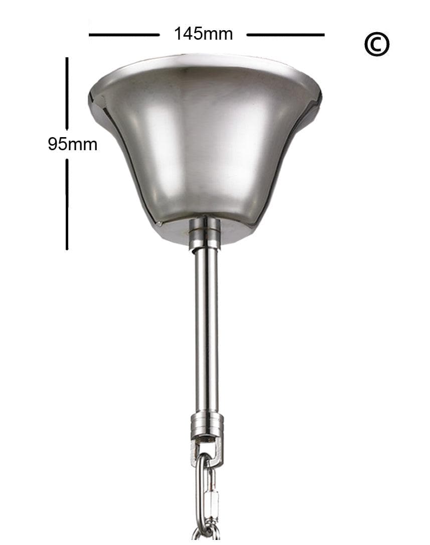 NewYork Princess 10 Arm Chandelier - SMOKE - W:90 - Designer Chandelier 