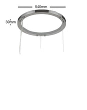 Load image into Gallery viewer, NewYork - Halo Ring - Smoke - W:60cm - Designer Chandelier 
