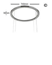 Load image into Gallery viewer, NewYork - Halo Ring - W:80cm - Designer Chandelier 
