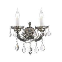 Load image into Gallery viewer, Double Maria Theresa Wall Light Sconce - Smoke

