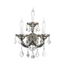 Load image into Gallery viewer, Triple Maria Theresa Wall Light Sconce -Smoke
