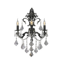 Load image into Gallery viewer, AMERICANA 3 Light Wall Sconce - Antique Silver
