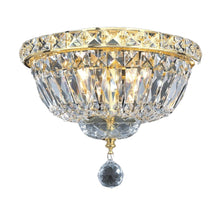 Load image into Gallery viewer, Empress Flush Mount Basket Chandelier - GOLD - W:25cm
