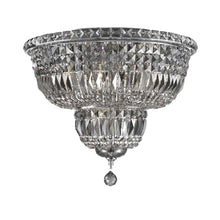 Load image into Gallery viewer, Empress Flush Mount Basket Chandelier - CHROME &amp; SMOKE - W:50cm
