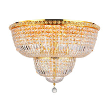 Load image into Gallery viewer, Empress Flush Mount Basket Chandelier - GOLD - W:70cm
