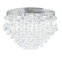 Load image into Gallery viewer, Oval Cluster LED Flush Mount Crystal Chandelier - Width:60cm Length:40cm Height:40cm
