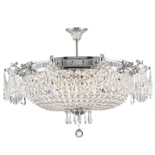 Load image into Gallery viewer, Regency Basket Chandelier - Chrome Finish - Flush Mount - W:75cm H:45cm
