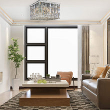Load image into Gallery viewer, Modena Semi Flush Crystal Pendant - Square W:40 H:40
