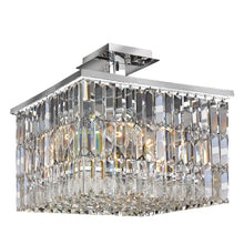 Load image into Gallery viewer, Modena Semi Flush Crystal Pendant - Square W:40 H:40
