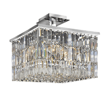 Load image into Gallery viewer, Modena Semi Flush Crystal Pendant - Square W:40 H:40
