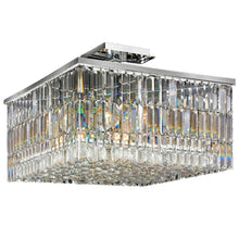 Load image into Gallery viewer, Modena Semi Flush Crystal Pendant - Square W:50 H:40
