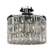 Load image into Gallery viewer, Modena Semi Flush Crystal Pendant - Round W:40 H:40
