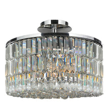 Load image into Gallery viewer, Modena Semi Flush Crystal Pendant - Round W:50 H:40
