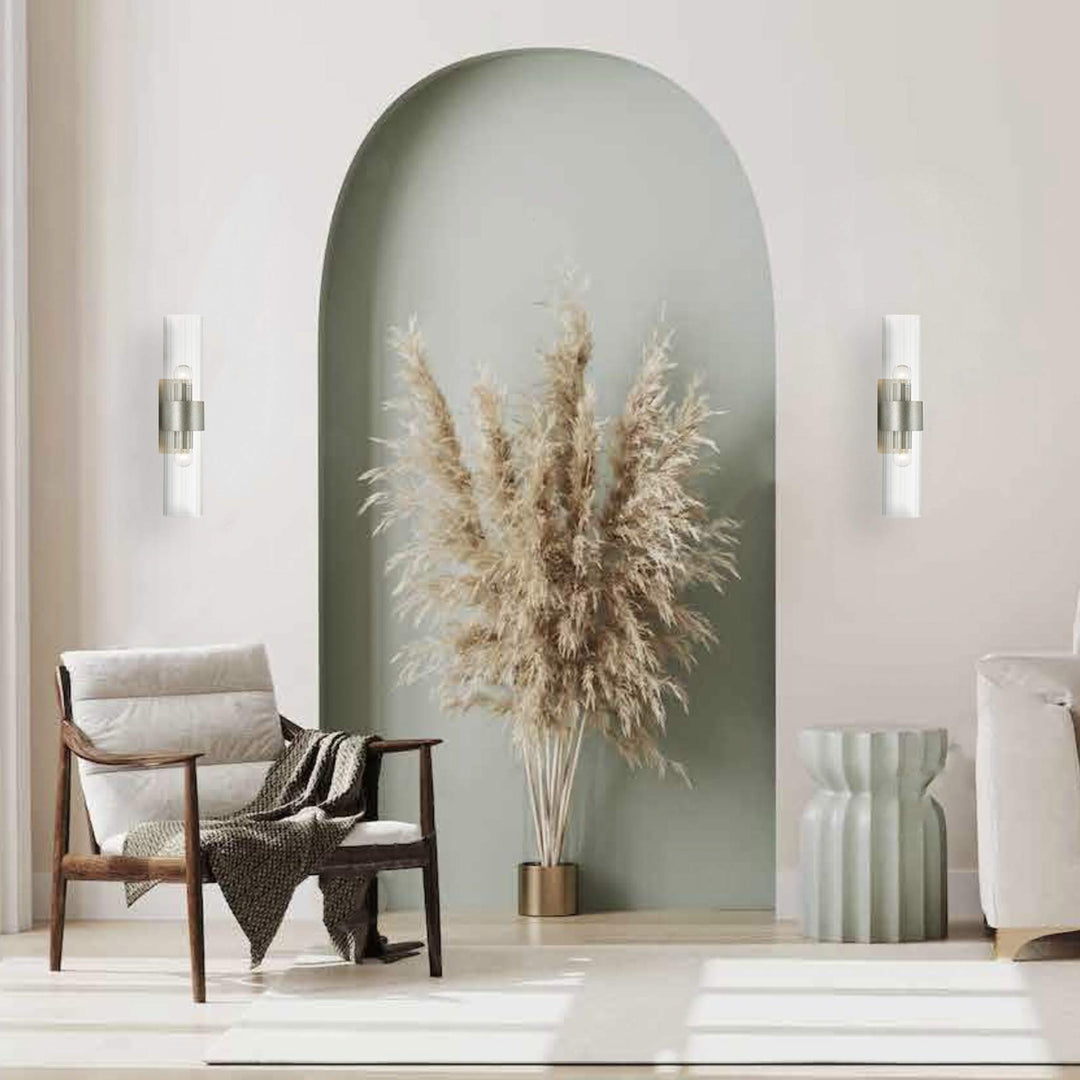 Provincial Collection Wall Sconce - Champagne Finish - H:42cm