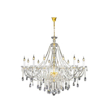 Load image into Gallery viewer, Bohemian Brilliance LARGE 12 Arm Single Tier Chandelier - GOLD
