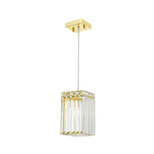 Load image into Gallery viewer, Modular Single Light Pendant - Square - Gold Fixtures
