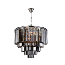 Load image into Gallery viewer, Odeon (Oasis) Chandelier- 5 Layer - Smoke Finish - W:70cm
