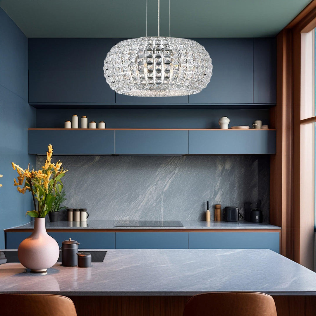 Infinity Pendant Lamp - Clear Crystal - W:45 H:24cm